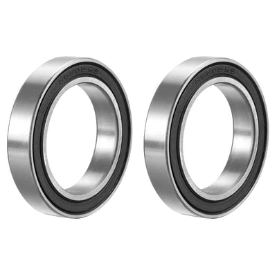 Harfington S61805-2RS Stainless Steel Ball Bearing 25x37x7mm Double Sealed 61805-2RS Bearings 2pcs