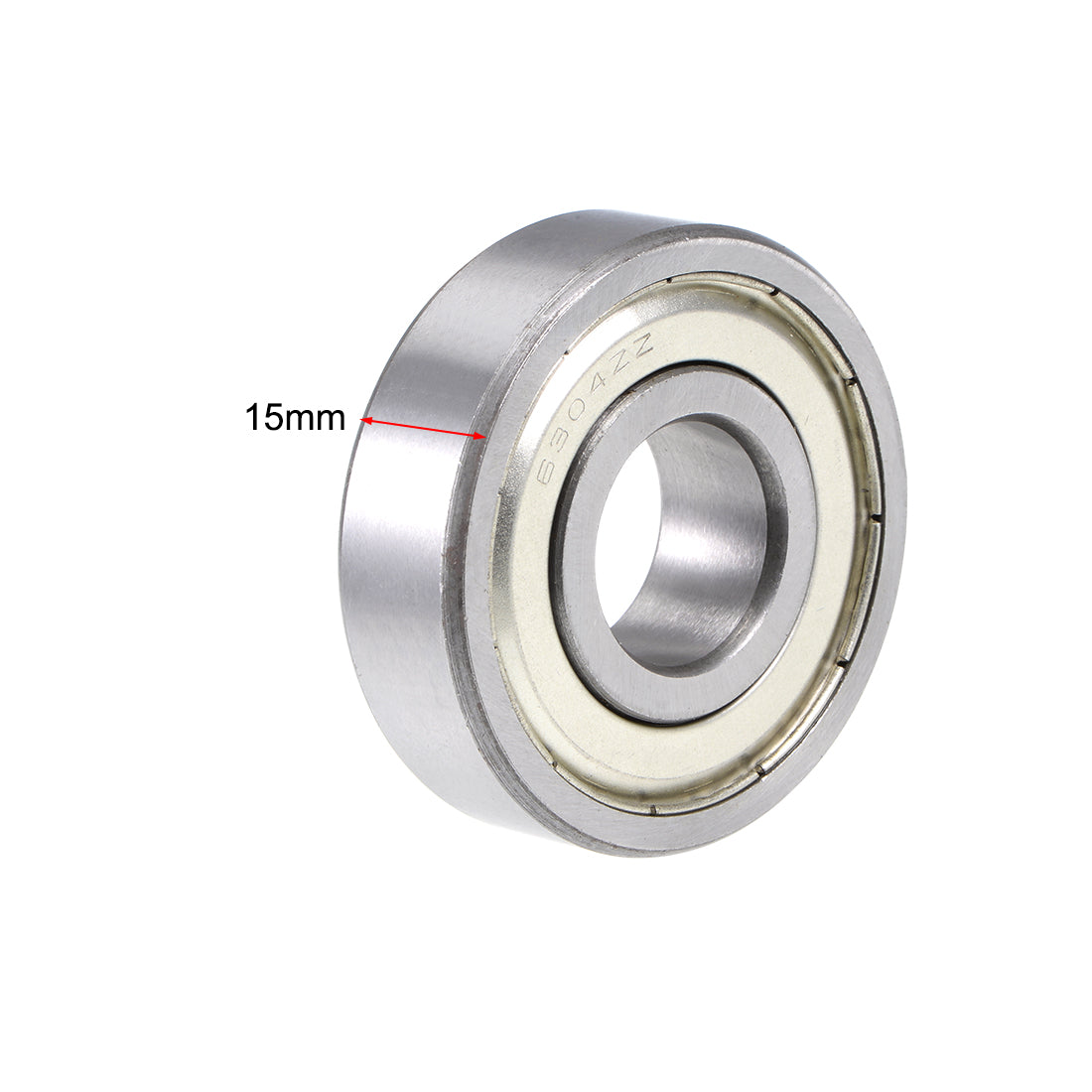 Harfington 6304ZZ Deep Groove Ball Bearing 20x52x15mm Double Shielded Chrome Steel Bearings