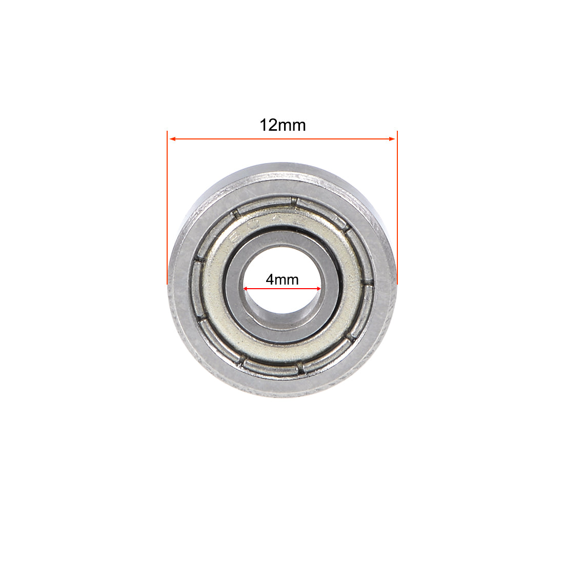 uxcell Uxcell Deep Groove Ball Bearings Metric Double Shielded Chrome Steel ABEC1 Z1