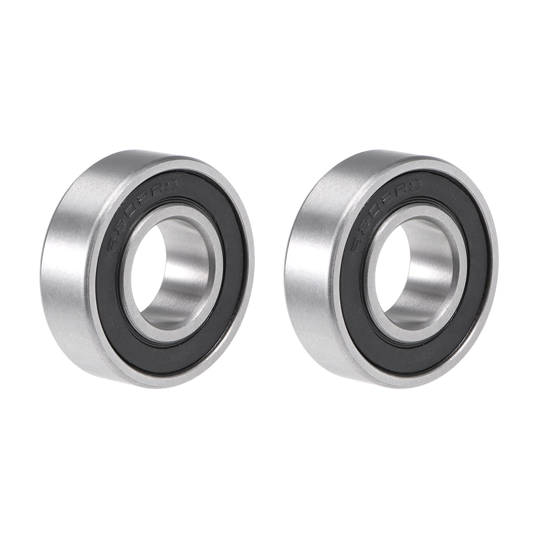 Harfington Deep Groove Ball Bearings Metric Double Seal Chrome Steel ABEC1 Z2