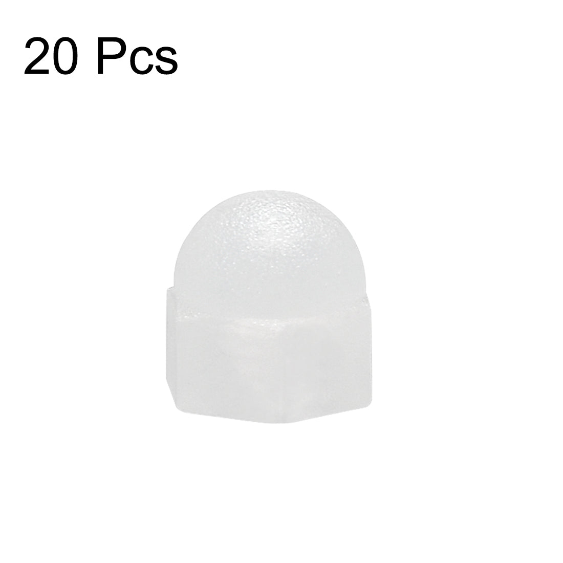 Harfington Cap Nut, Hex Acorn Dome Head Nuts for Screws Bolts Nylon - Thread Size: