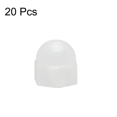 Harfington Cap Nut, Hex Acorn Dome Head Nuts for Screws Bolts Nylon - Thread Size: