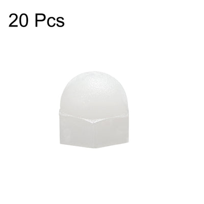 Harfington Cap Nut, Hex Acorn Dome Head Nuts for Screws Bolts Nylon - Thread Size: