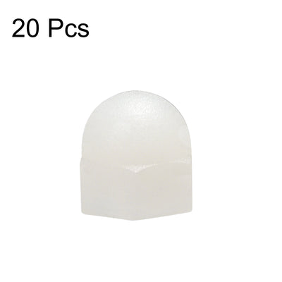 Harfington Cap Nut, Hex Acorn Dome Head Nuts for Screws Bolts Nylon - Thread Size:
