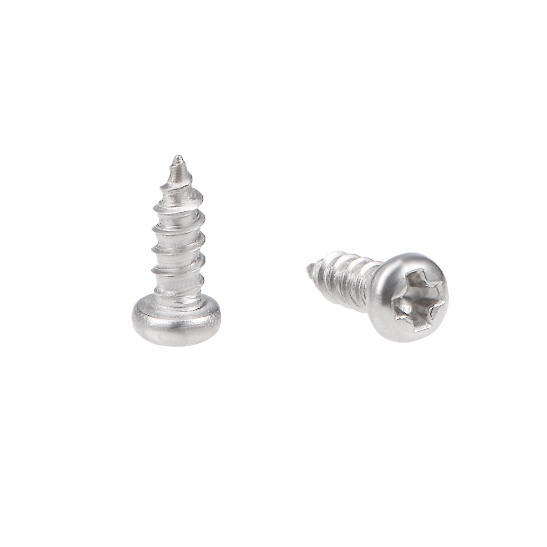 Harfington Self Tapping Screws Phillips Pan Head Screw 316 Stainless Steel Fasteners Bolts 50 Pcs