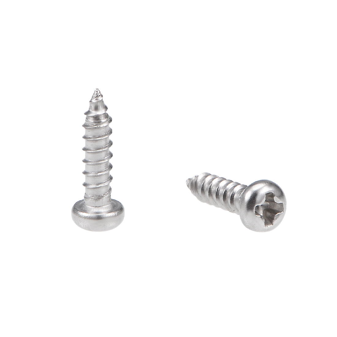 Harfington Self Tapping Screws Phillips Pan Head Screw 316 Stainless Steel Fasteners Bolts 50 Pcs