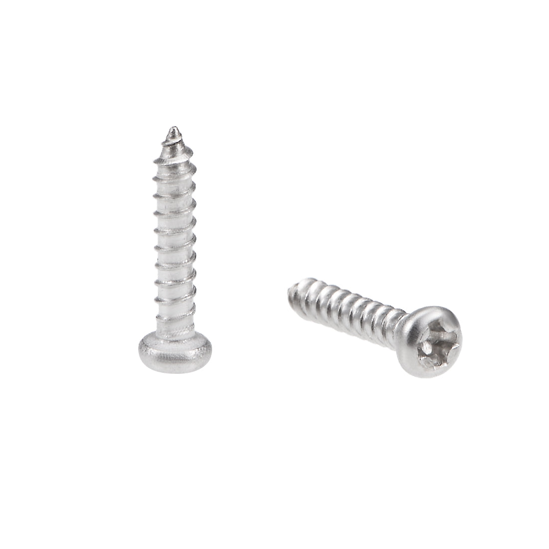 Harfington Self Tapping Screws Phillips Pan Head Screw 316 Stainless Steel Fasteners Bolts 50 Pcs