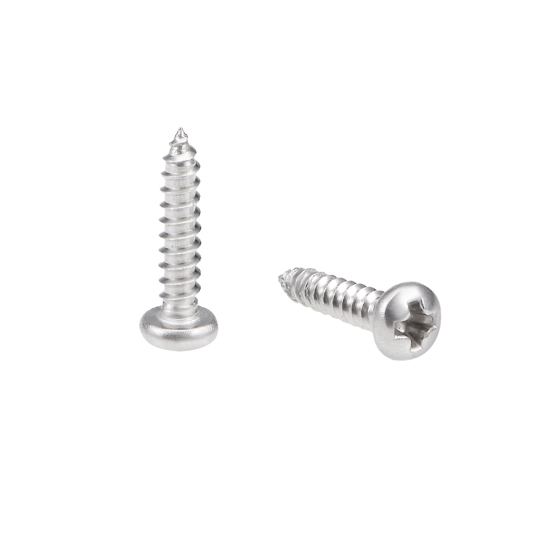 Harfington Self Tapping Screws Phillips Pan Head Screw 316 Stainless Steel Fasteners Bolts 50 Pcs