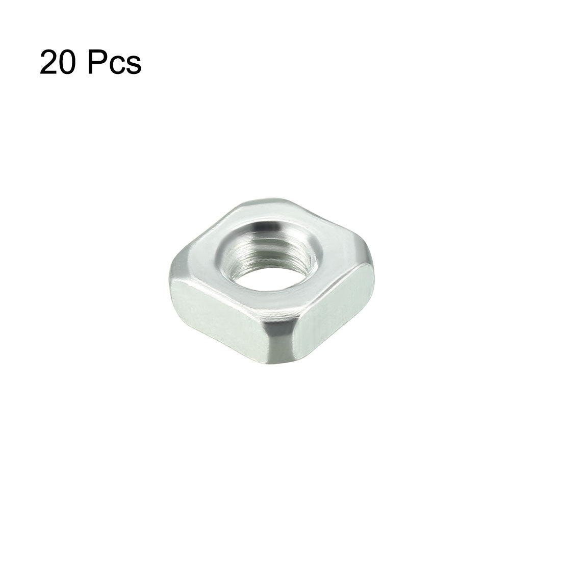 Harfington Carbon Steel Yellow Zinc Plated Square Nuts