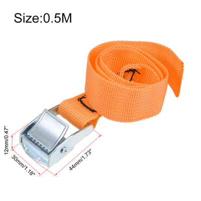 Harfington Cam Buckle Tie Down Mxmm for Moving Cargo, Pack of 1