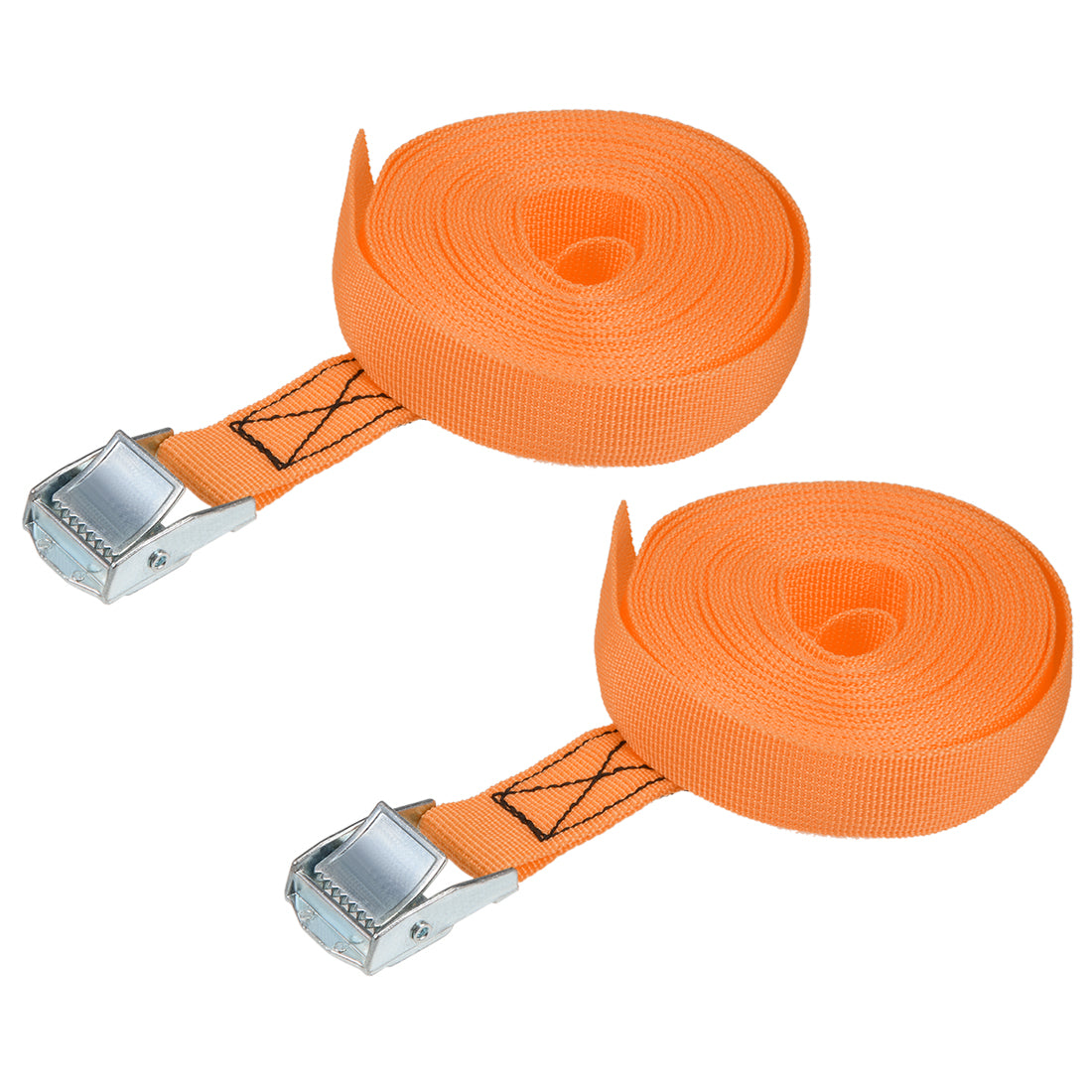 Harfington Cam Buckle Tie Down Mx mm  Kg Load Cap Polypropylene for Moving Cargo,Pack of 2