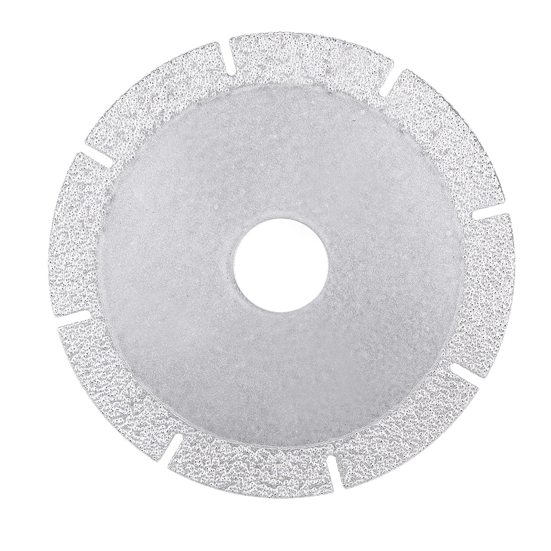 Harfington 4-inch Diamond Cutting Wheels Grinding Disc with Cuts for Stone Ceramics Glass 46 Grits Silver Tone
