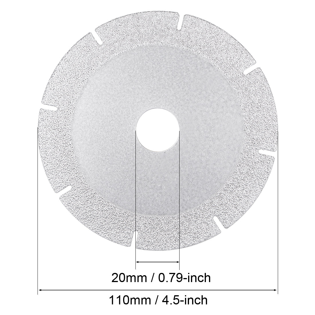 Harfington 4.5" Diamond Cutting Wheel Ceramics Grinding Disc