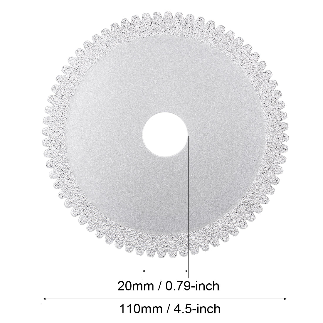 Harfington 4.5" Diamond Cutting Wheel Ceramics Grinding Disc