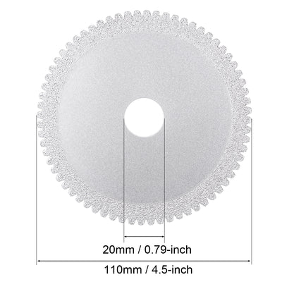 Harfington 4.5" Diamond Cutting Wheel Ceramics Grinding Disc