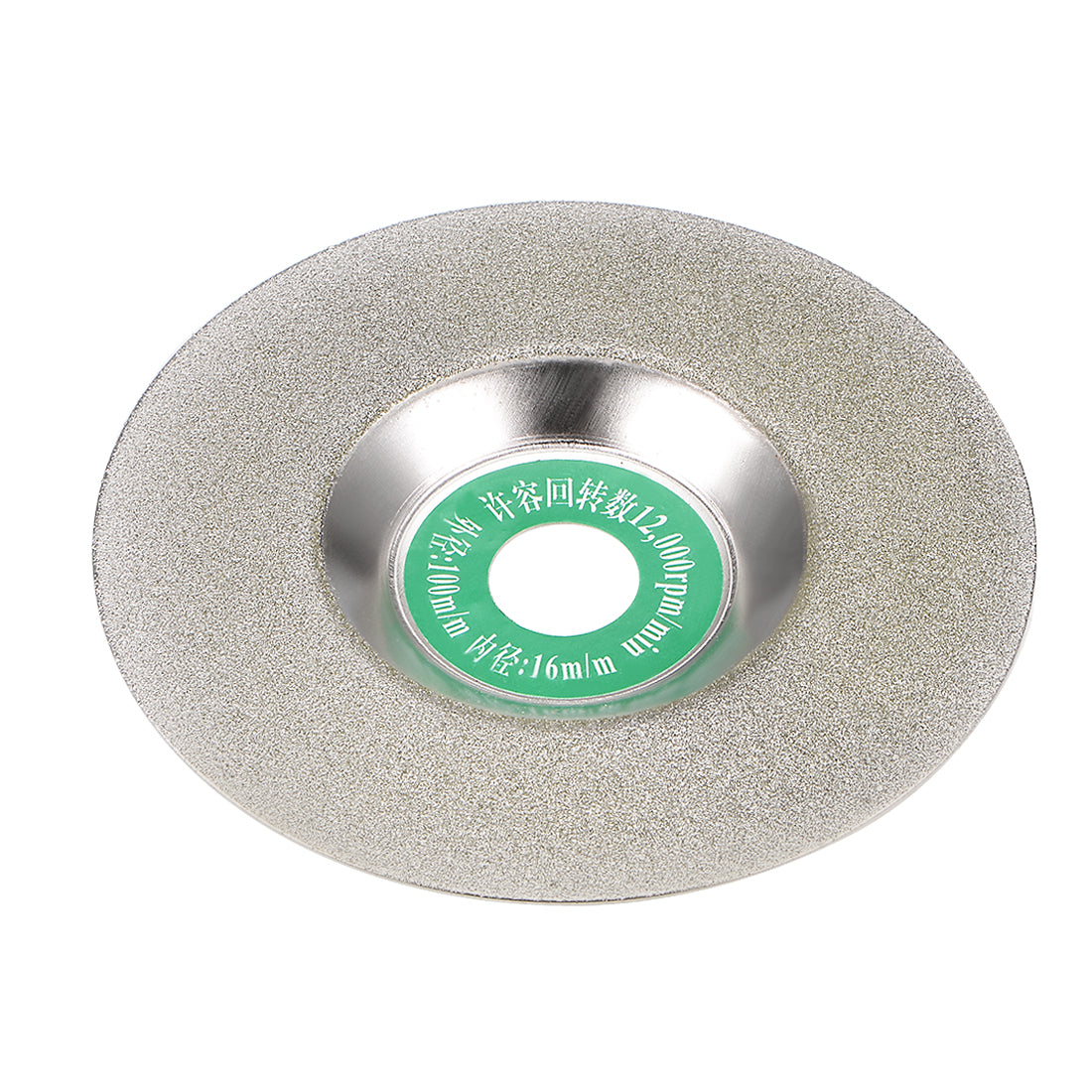 Harfington 4-Inch Diamond Cutting Wheels Cup Grinding Disc for Stone Ceramics Glass 120 Grits Silver Tone