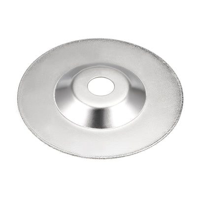 Harfington 4-Inch Diamond Cutting Wheels Cup Grinding Disc for Stone Ceramics Glass 60 Grits Silver Tone 2pcs