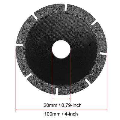 Harfington 80 Grit Diamond Cutting Wheel Glass Grinding Disc