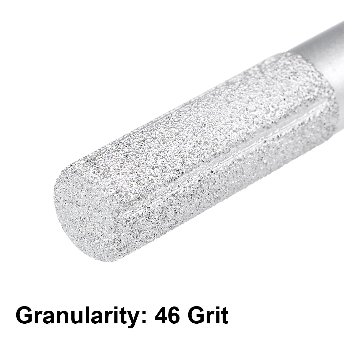 Harfington 13.4mm Diamond Straight Router Bit Brazed Cylinder Profile Wheel 1/2-inch Shank for Stone Marble