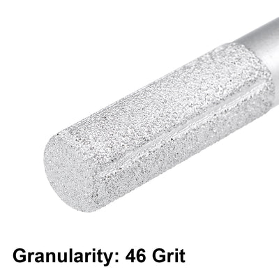 Harfington 13.4mm Diamond Straight Router Bit Brazed Cylinder Profile Wheel 1/2-inch Shank for Stone Marble