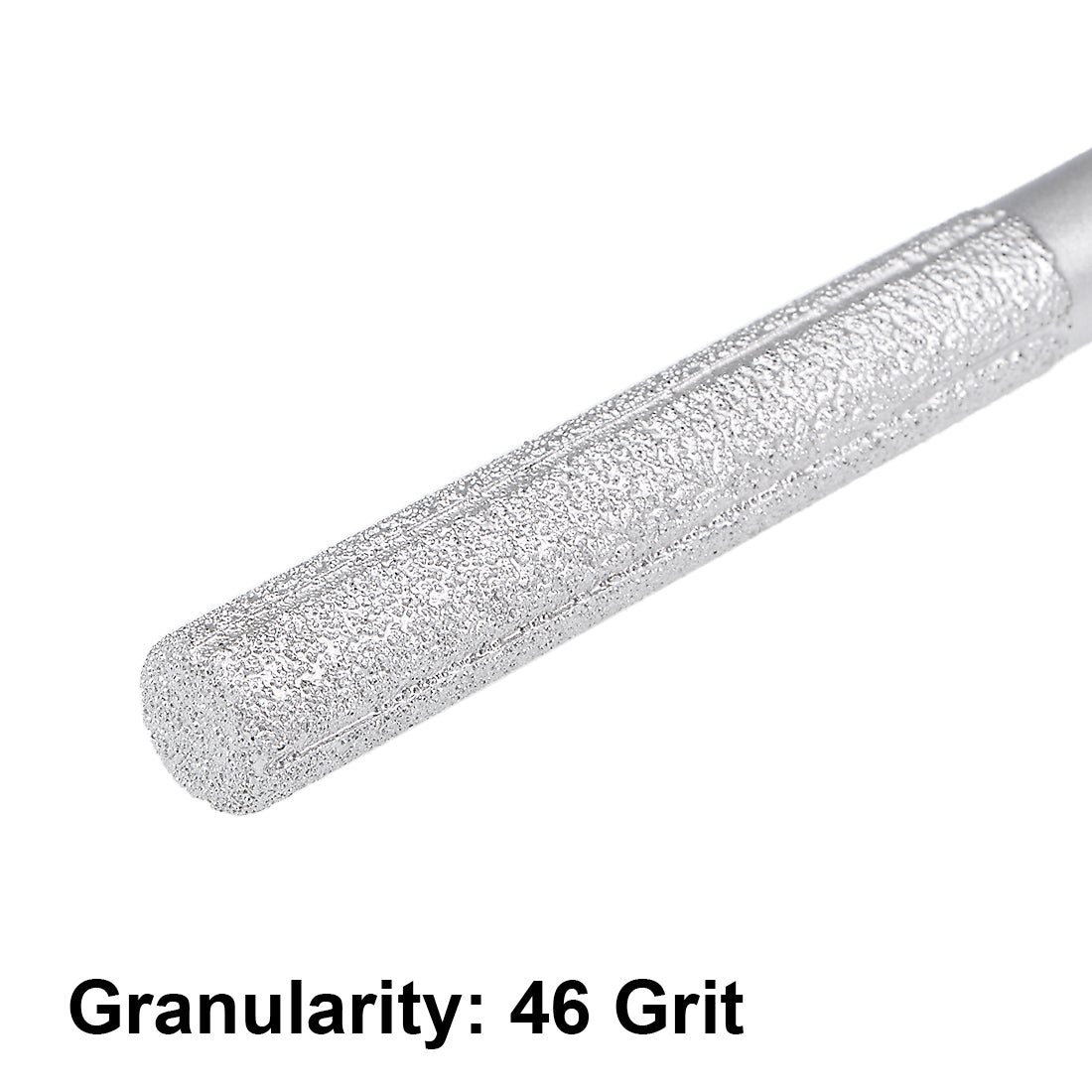 Harfington 13.4mm Diamond Straight Router Bit Brazed Cylinder Profile Wheel 1/2-inch Shank 46 Grits for Stone Marble