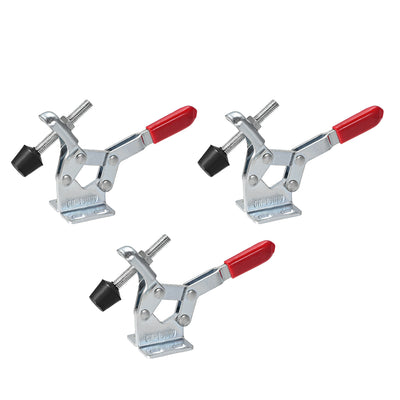 Harfington 3 Pcs Hand Tool Vertical Toggle Clamp Quick Release Clamp 65 lbs/30kg