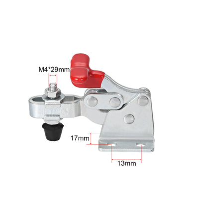 Harfington 2 Pcs Hand Tool Vertical Toggle Clamp Quick Release Clamp 150 lbs/68kg