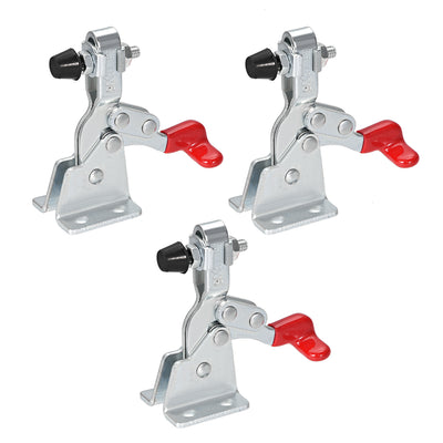 Harfington 3 Pcs Hand Tool Vertical Toggle Clamp Quick Release Clamp 150 Lbs/68kg