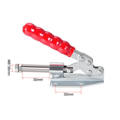 Harfington Hand Tool Pull Push Action Toggle Clamp Quick Release Clamp 400 lbs/180kg Holding Capacity 30mm Stroke