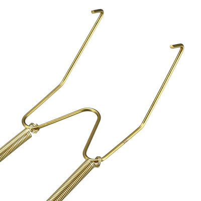 Harfington Plate Hanger, Zinc Plated Invisible Wall Decorative Hooks with Tip Protectors, 5 Pcs