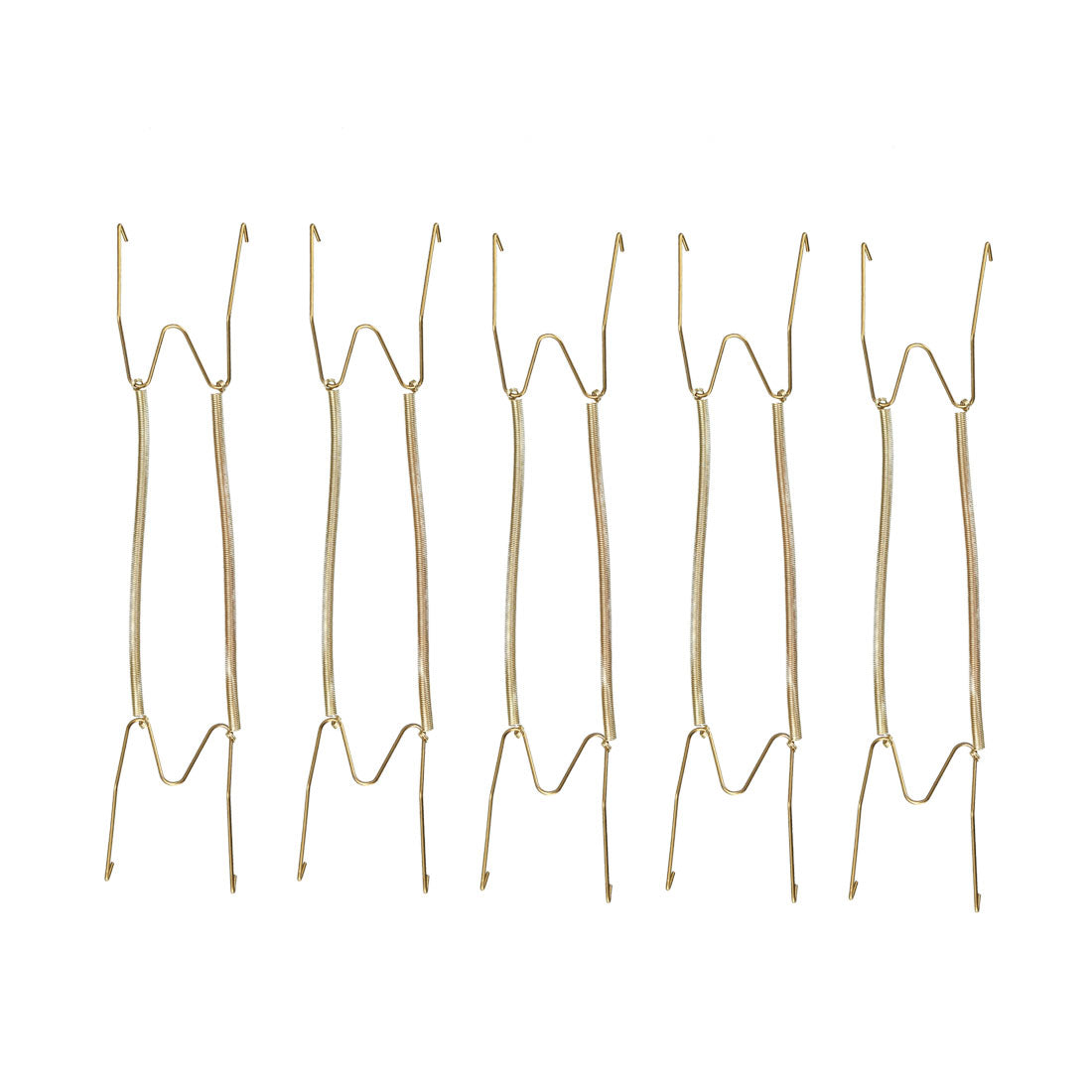 Harfington Plate Hanger, Zinc Plated Invisible Wall Decorative Hooks with Tip Protectors, 5 Pcs