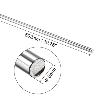 Harfington Round Hardened Rod Chrome Plated Linear Motion Shaft / Guide
