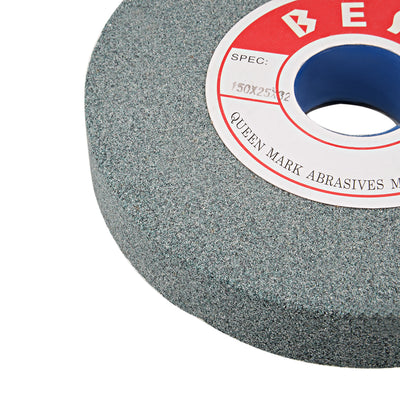 Harfington 6-Inch Bench Grinding Wheels Green Silicon Carbide GC 60 Grit for Surface Grinding