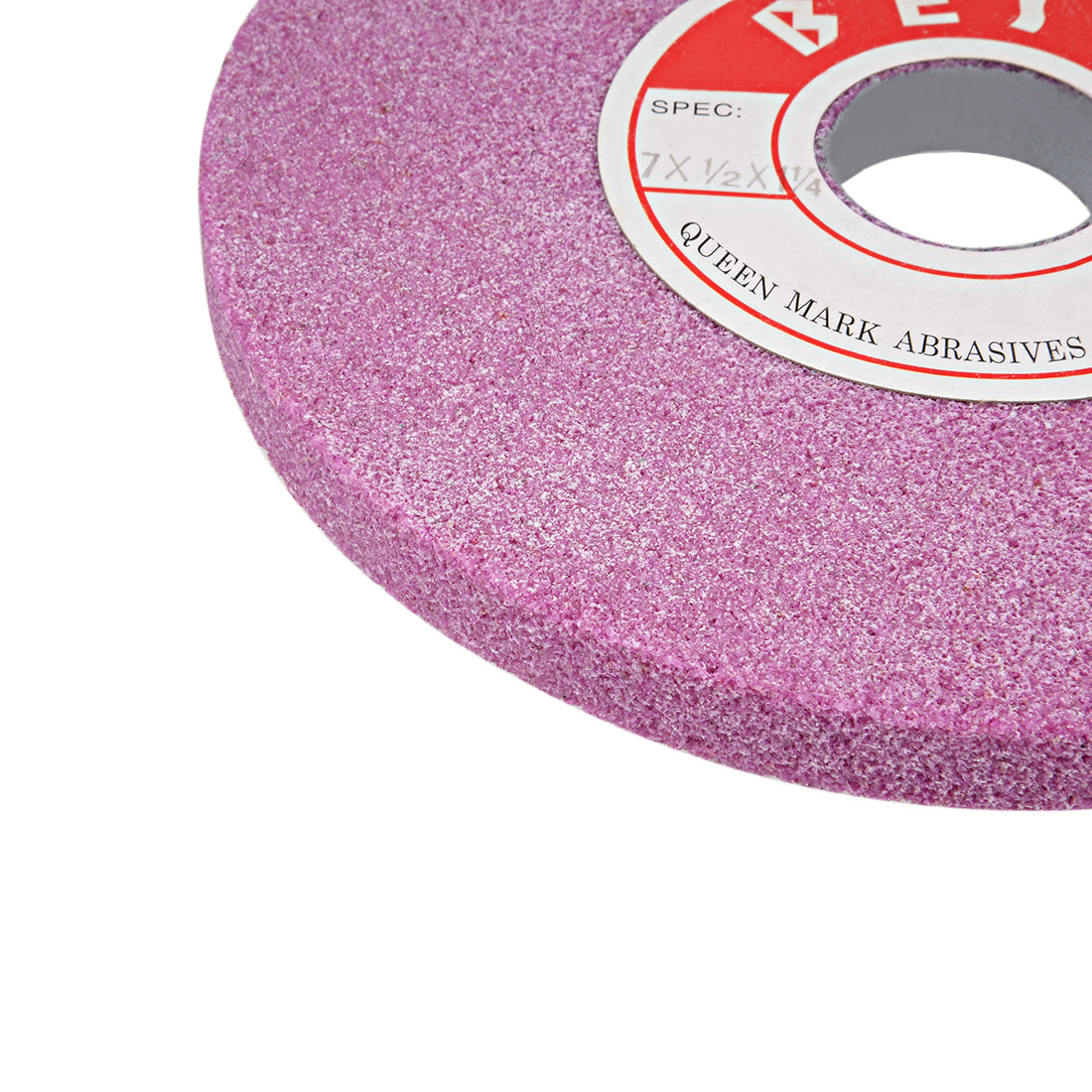 Harfington 7-Inch Bench Grinding Wheels Pink Aluminum Oxide PA 46 Grit for Surface Grinding