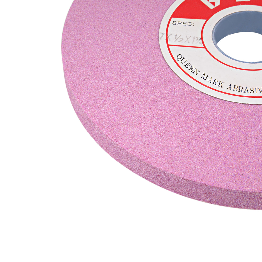 Harfington 7-Inch Bench Grinding Wheels Pink Aluminum Oxide PA 100 Grit for Surface Grinding