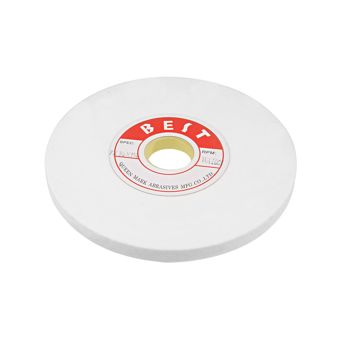 Harfington 7-Inch Bench Grinding Wheels White Aluminum Oxide WA 100 Grit for Surface Grinding