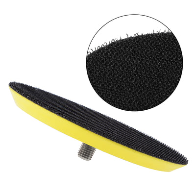 Harfington 5-Inch Hook and Loop Sanding Pad, 5/16-Inchx10mm Thread, Sandpaper Backing Plate for Sander Polisher 2 Pcs