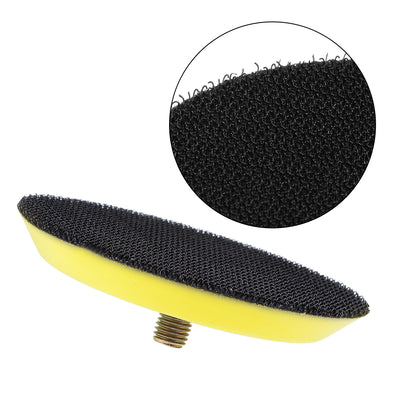 Harfington 4-Inch Hook and Loop Sanding Pad, 5/16-Inch*10mm Thread, Sandpaper Backing Plate for Sander Polisher 2 Pcs