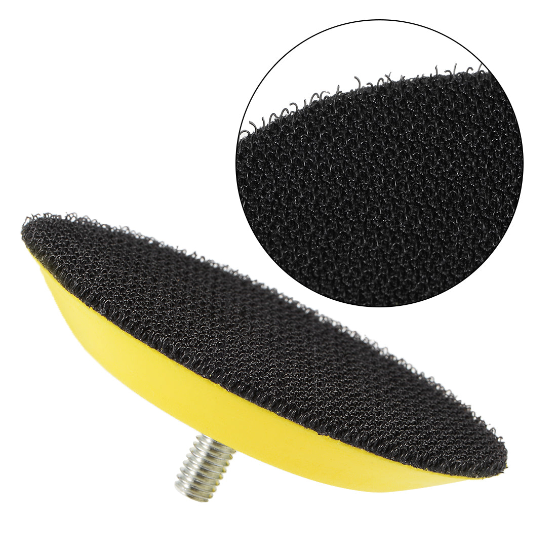 Harfington 3-Inch Hook and Loop Sanding Pad, M6x10mm Thread, Sandpaper Backing Plate for Sander Polisher 2 Pcs