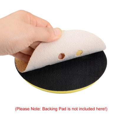 Harfington Sanding Discs 8-Holes Hook and Loop Wet Dry Flocking Sand Paper for Sander