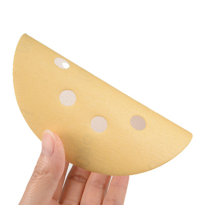 Harfington Sanding Discs 8-Holes Hook and Loop Wet Dry Flocking Sand Paper for Sander
