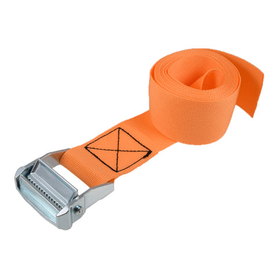 Harfington Cam Buckle Tie Down Lashing Strap  Mx mm for Moving Cargo, Pack of 1