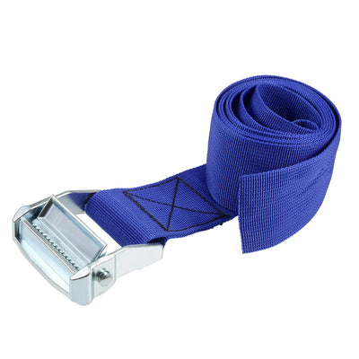 Harfington Cam Buckle Tie Down Lashing Strap  Mx mm for Moving Cargo, Pack of 1