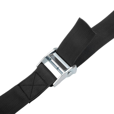 Harfington Cam Buckle Tie Down Lashing Strap  Mx mm for Moving Cargo, Pack of 1