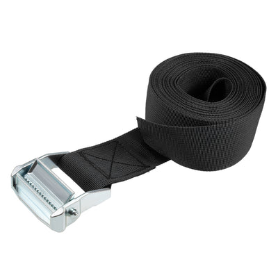 Harfington Cam Buckle Tie Down Lashing Strap  Mx mm for Moving Cargo, Pack of 1