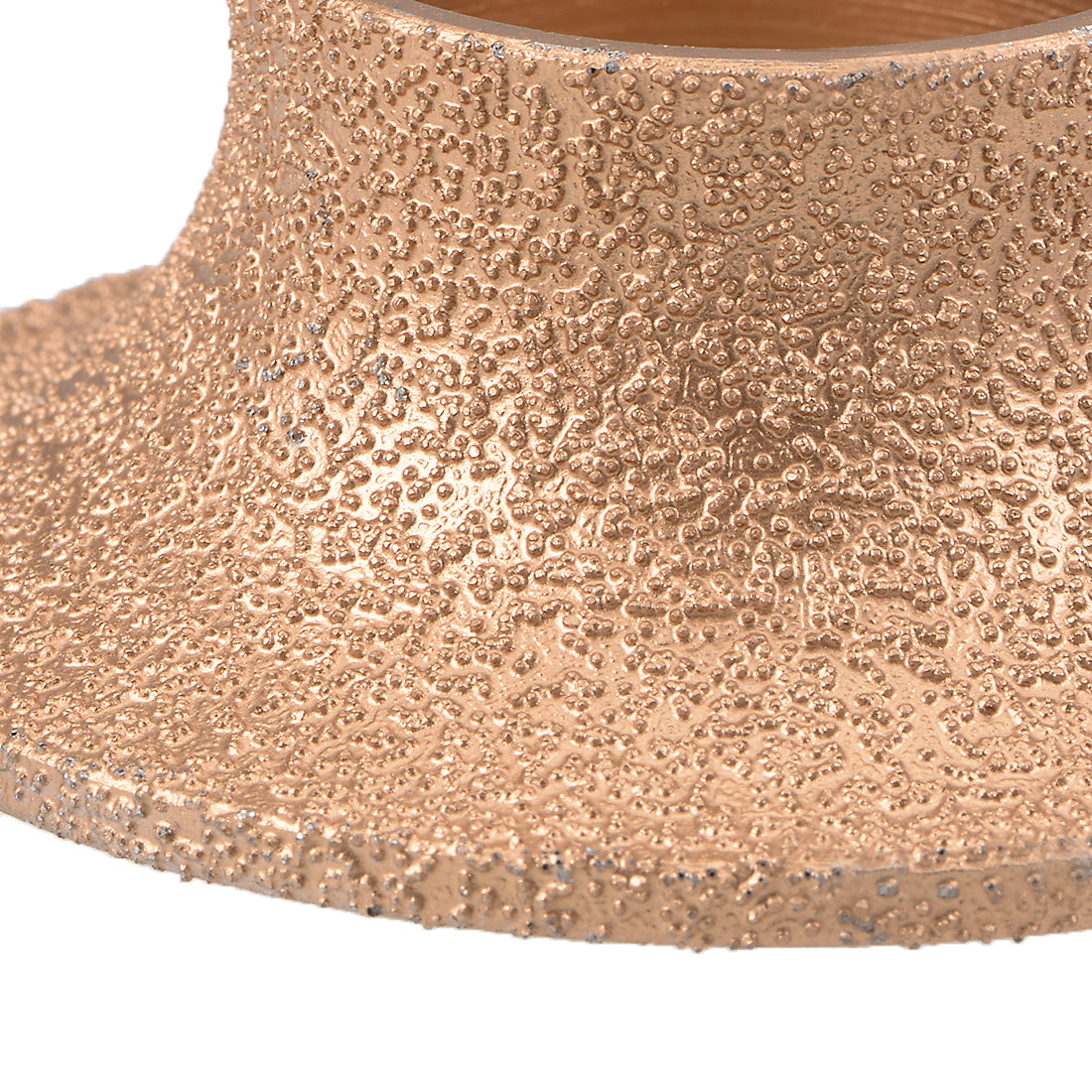 Harfington Brazing Diamond Grinding Wheel Semicircular Angle Grinder Tool for Marble Granite, 27mm Thickness