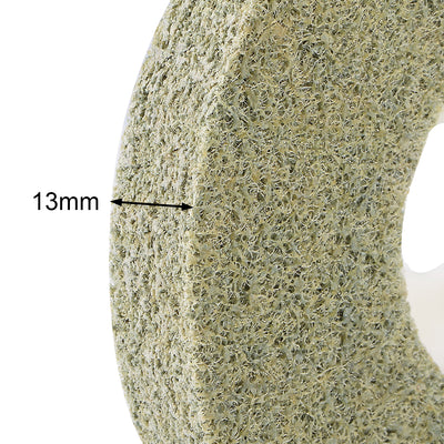 Harfington 4-Inch Nylon Polishing Wheel 220 Grit Buffing Abrasive Wheels for Stone Marble Granite 2 Pcs
