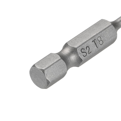 Harfington Alloy Steel 1/4" Hex Shank S2 Torx Screwdriver Bits