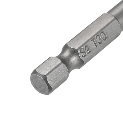 Harfington Alloy Steel 1/4" Hex Shank S2 Torx Screwdriver Bits