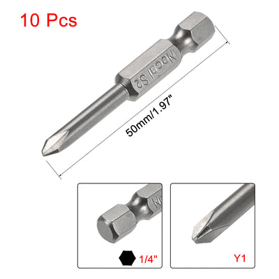 Harfington 1/4-Inch Hex Y-type Magnetic S2 Screwdriver Bits